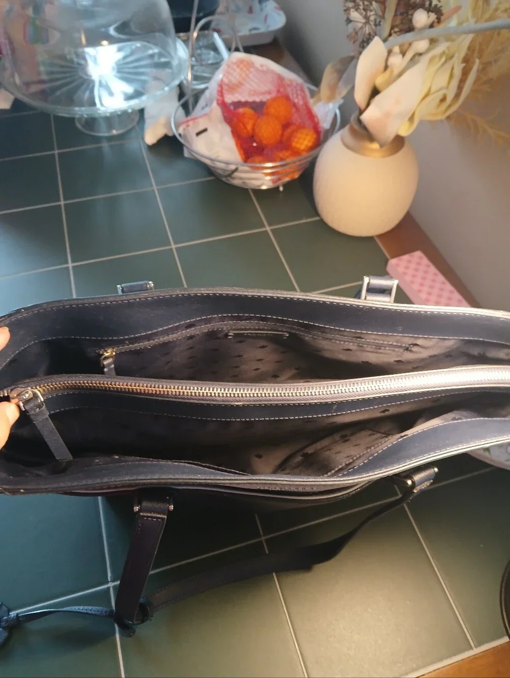 Kate Spade Laptop Tote. Two Tone. With A Dustbag